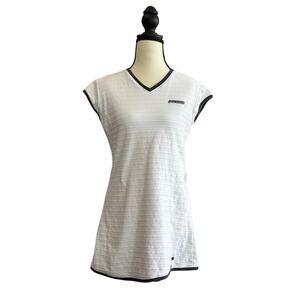 Y2K Reebok Tenniscore Athletic Dress Sporty Cotton Mini Dress Size M Womens Mini